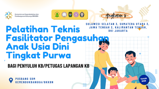 Pelatihan Teknis Fasilitator Pengasuhan Anak Usia Dini Tingkat Purwa Bagi PKB/PLKB Angkatan 8